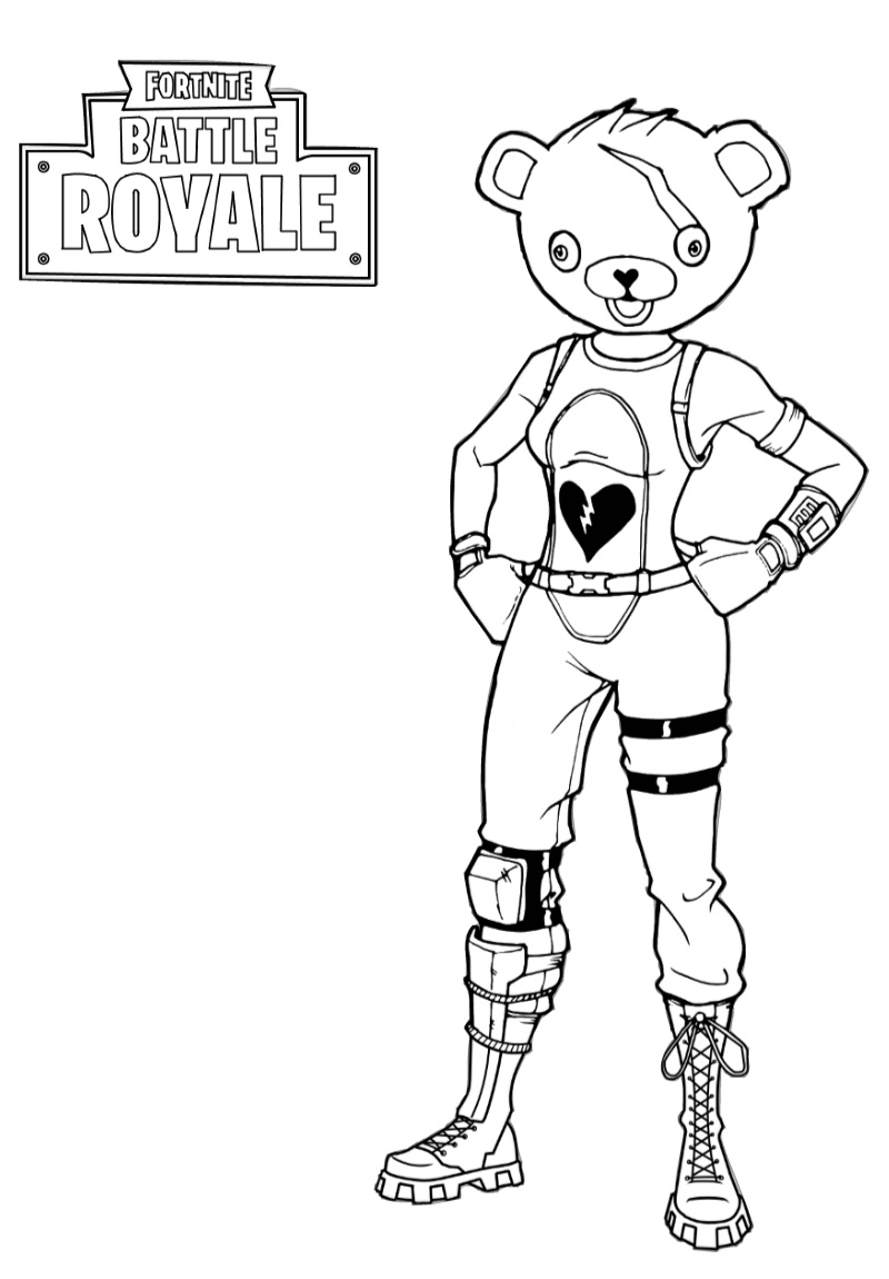 Fortnite Color Coloring Pages Coloring Pages