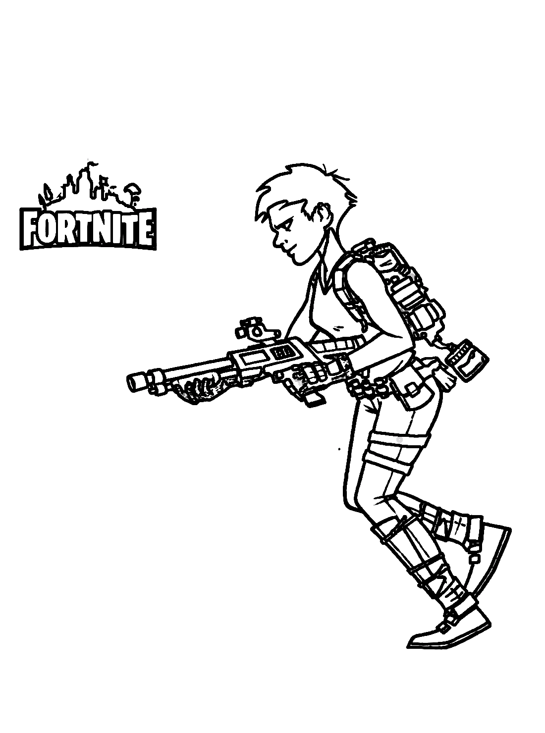 Fortnite Color Pages Coloring Games Online