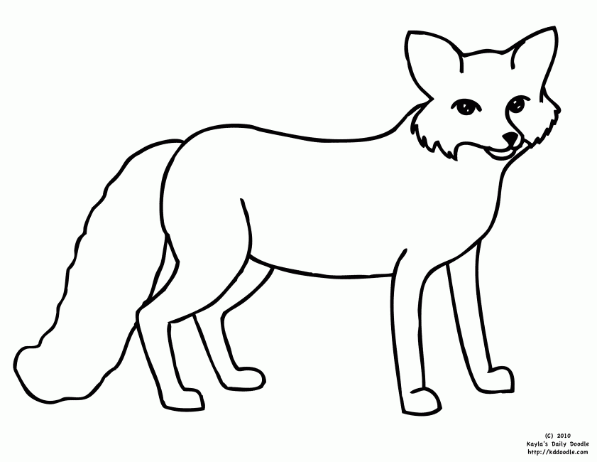 Foxes Coloring Pages