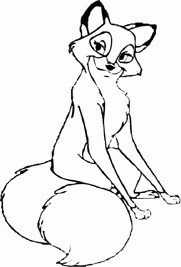 Foxes Coloring Pages Coloring Home