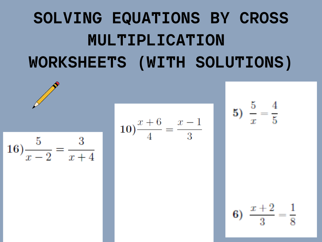 Fractions Multiplication Cross Cancellation Worksheet And Answer KEY 