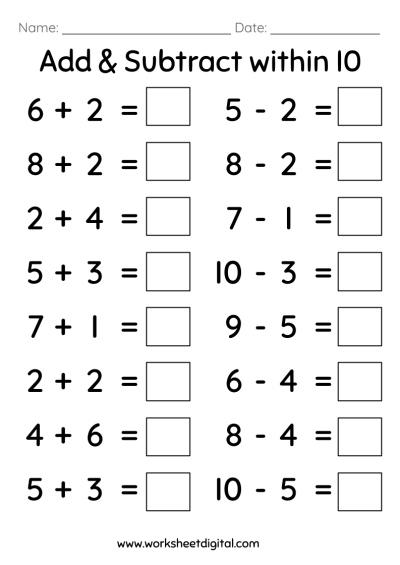 1nd grade math worksheets