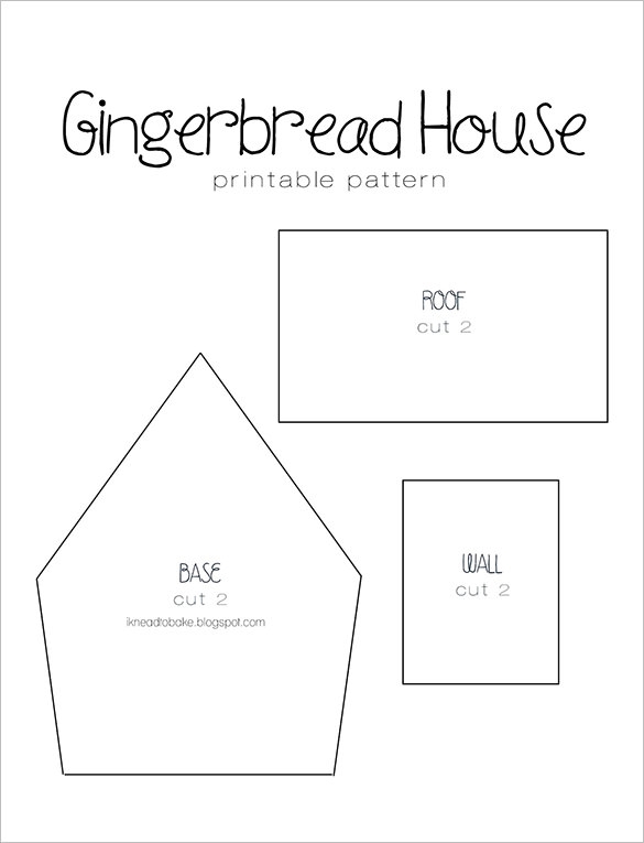 Free 8 Gingerbread House Templates PDF Docs
