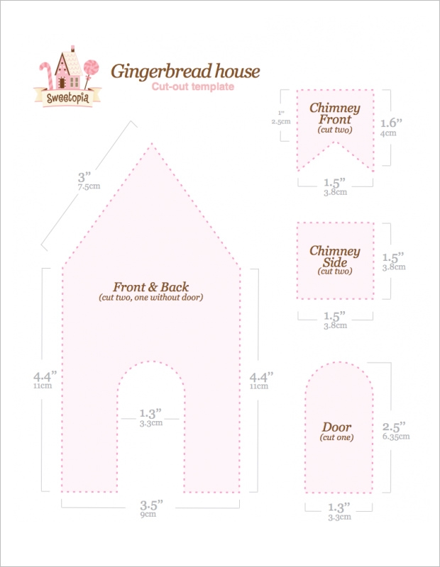 Free 8 Gingerbread House Templates PDF Docs