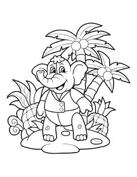 free animals coloring pages