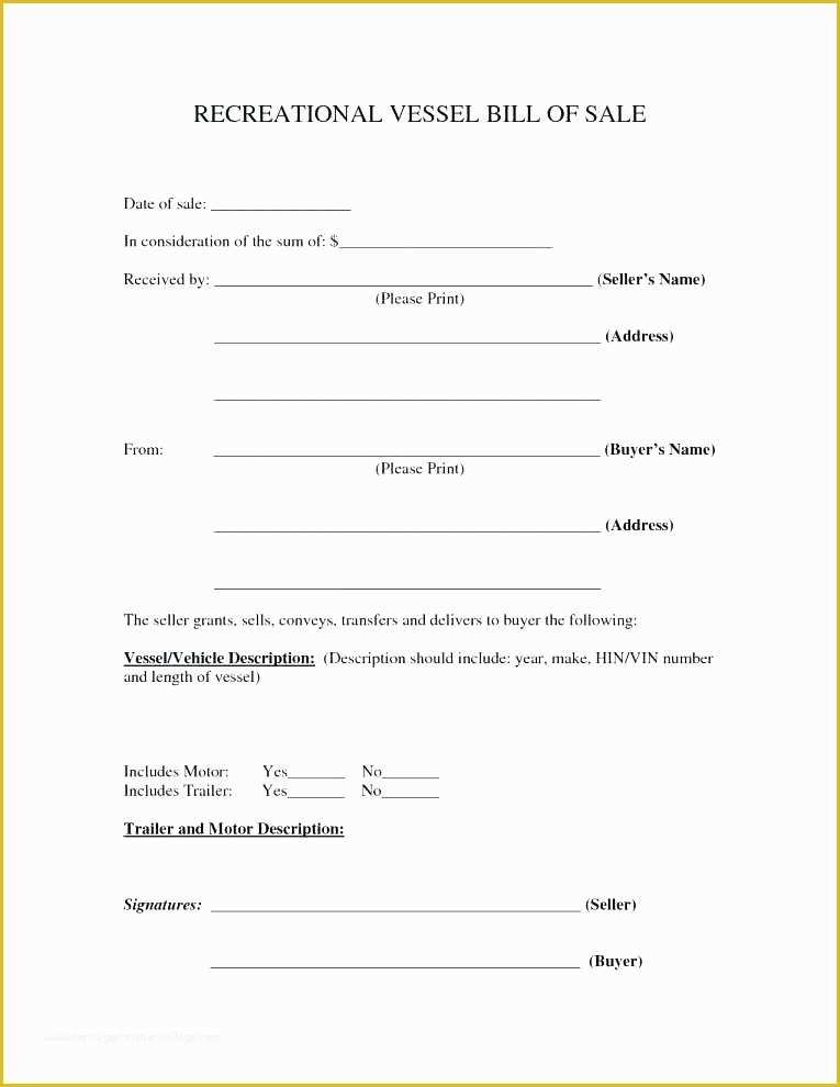 Free Bill Of Sale Template Colorado Of Vehicle Bill Sale No Warranty