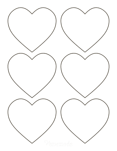 Free Blank Heart Template Printable Online