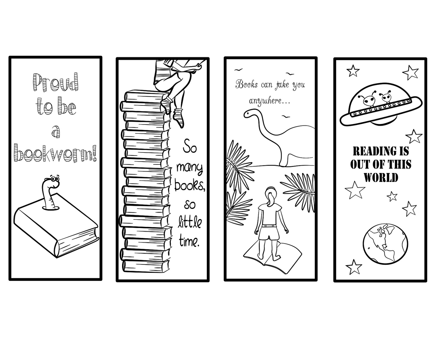 free printable bookmark patterns