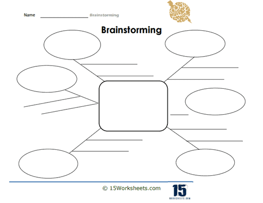 Free Brainstorming Worksheets Creative Ideas Design Worksheets 