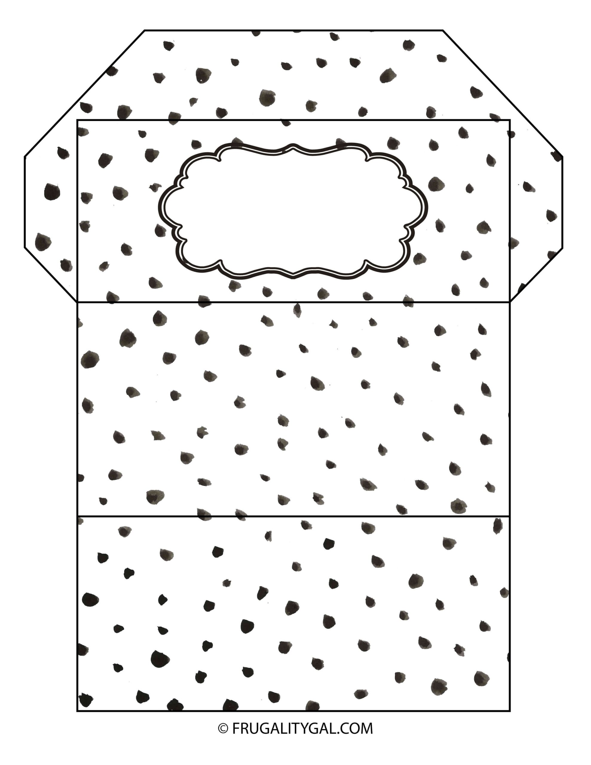 free blank envelope template printable