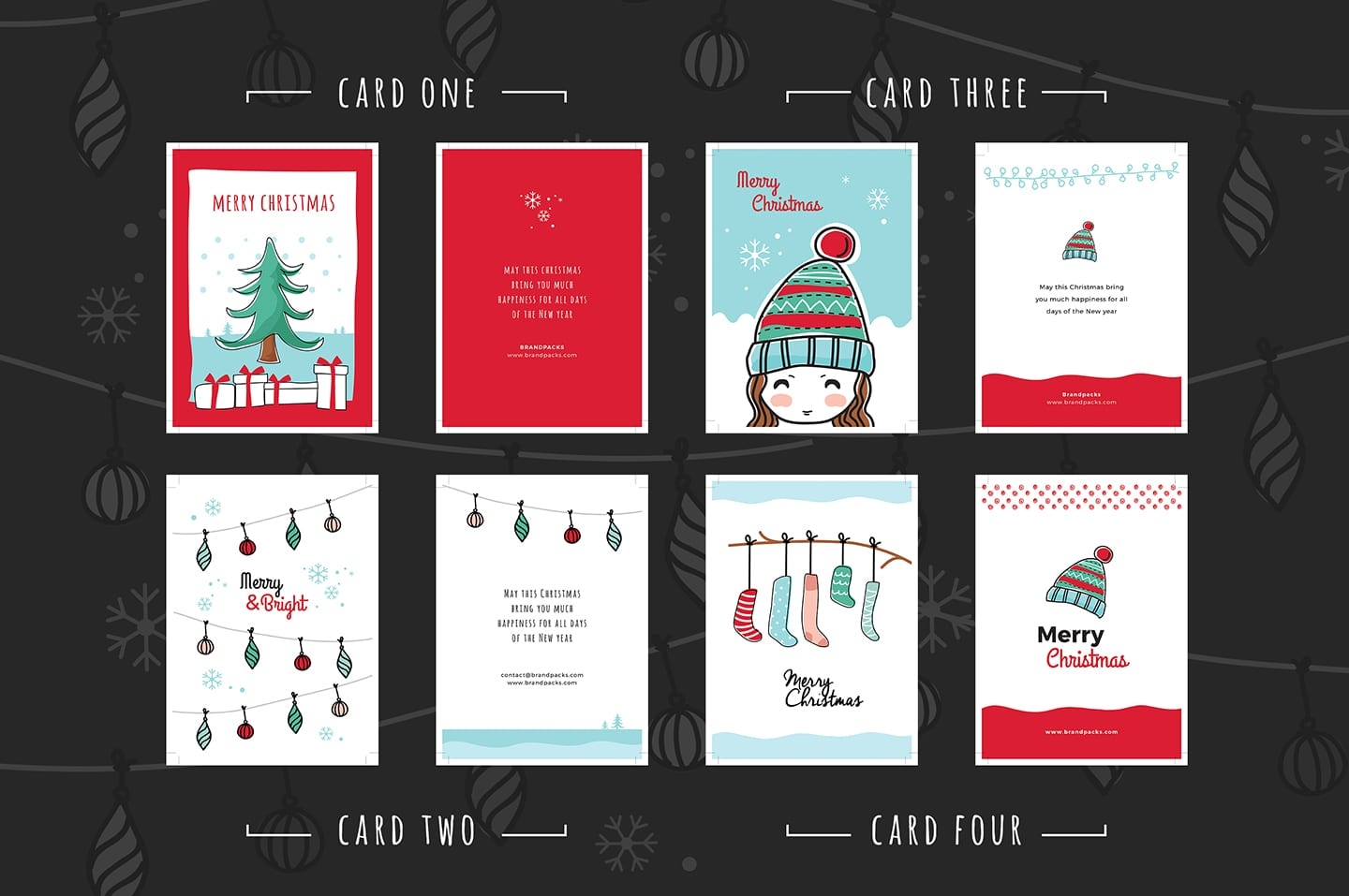 free christmas card templates