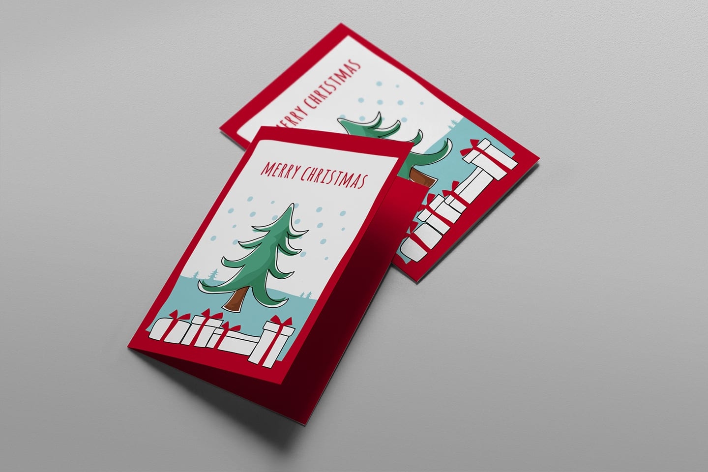 Free Christmas Card Templates For Photoshop Illustrator BrandPacks