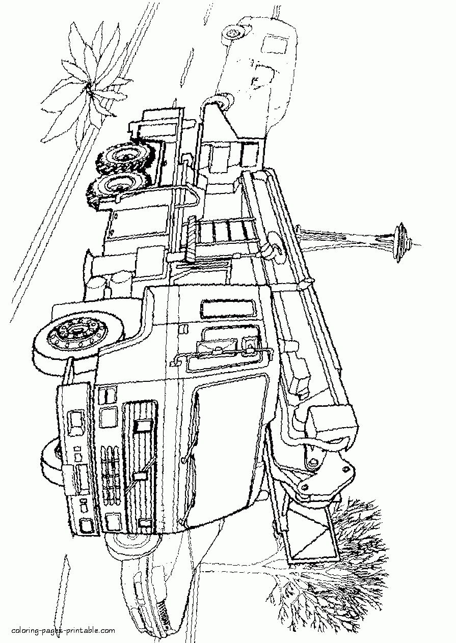 fire truck free coloring pages