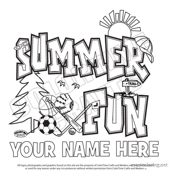 camp coloring pages free