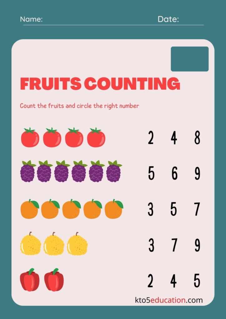 Free Counting Practice Worksheets CountingWorksheets