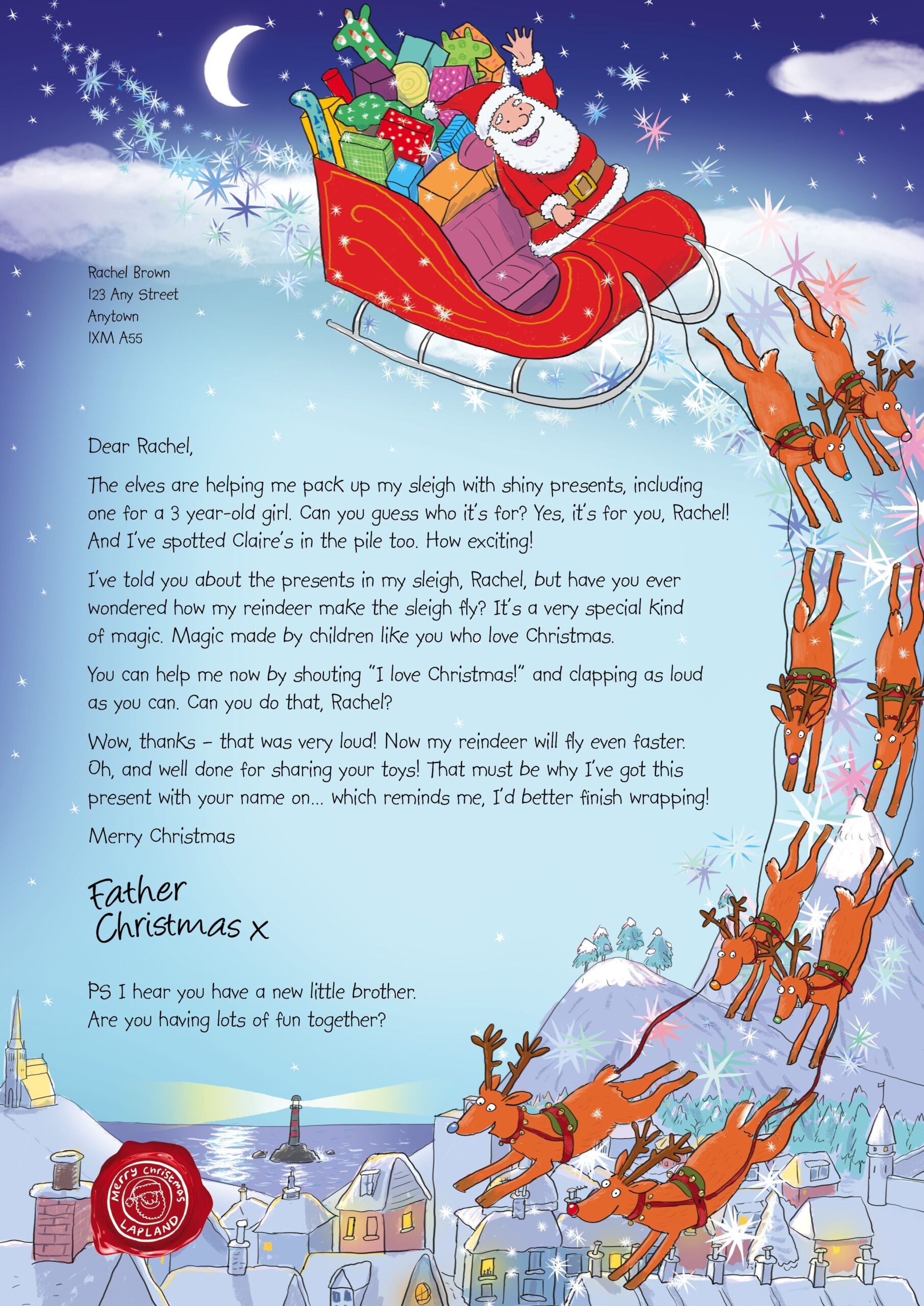 Free Custom Letters From Santa Printable Free Printable Templates Hot 