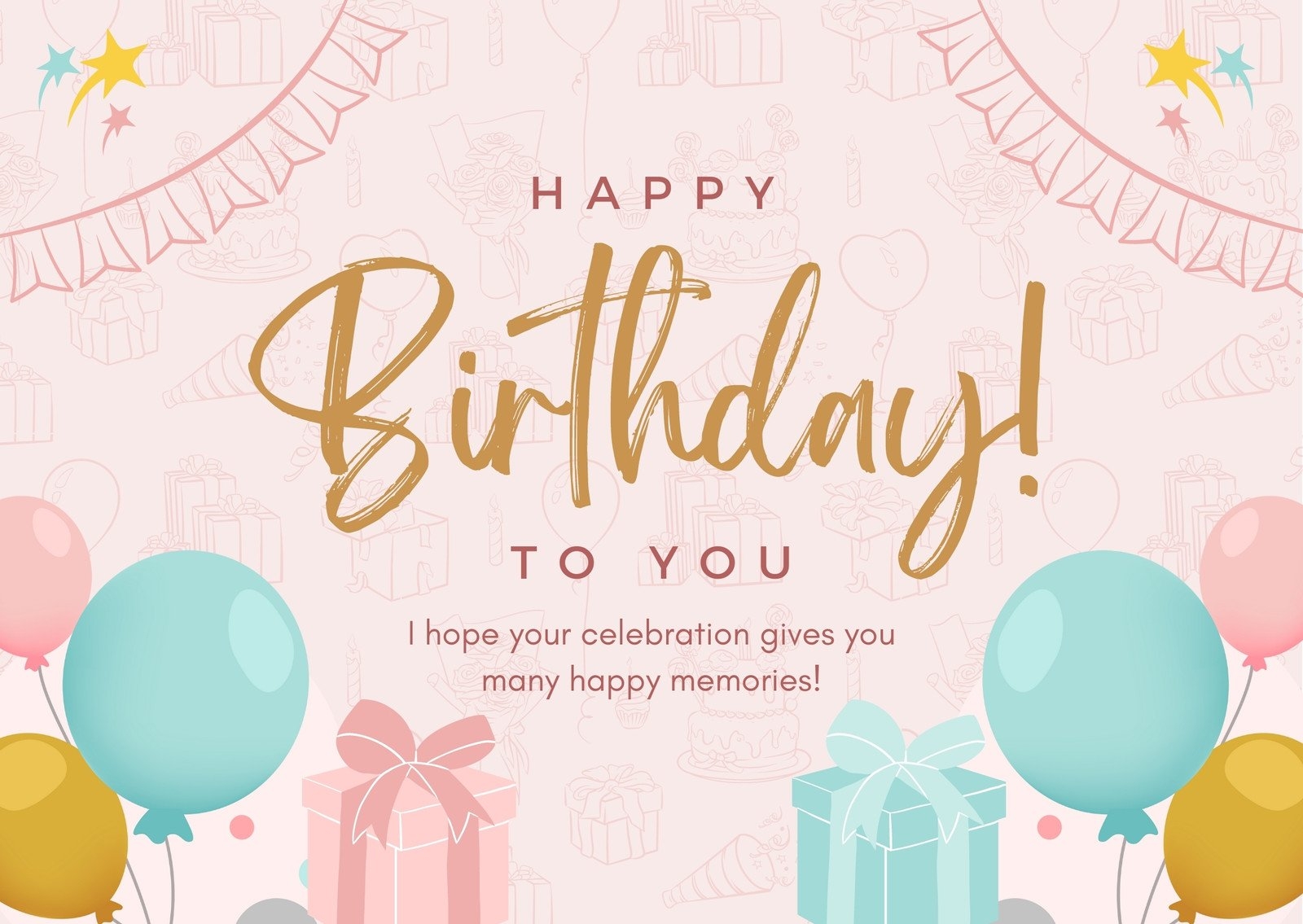 free printable birthday cards template
