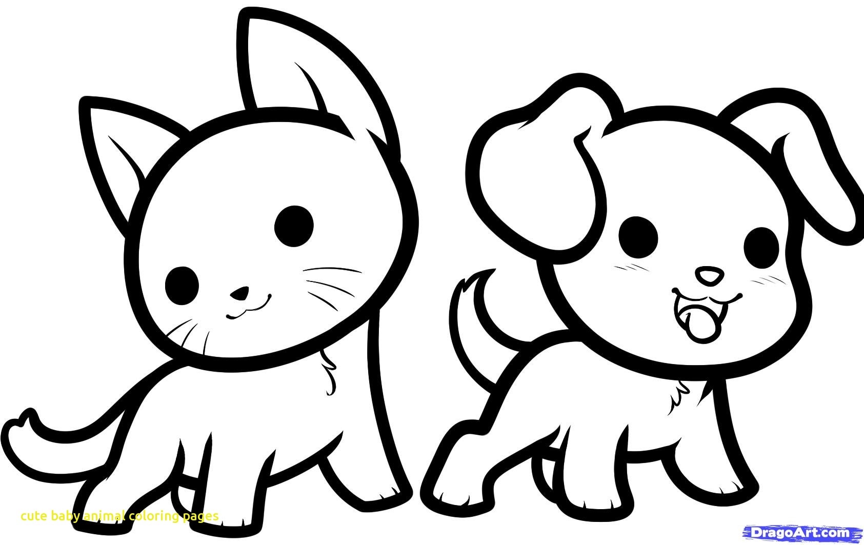 cute animal coloring pages free