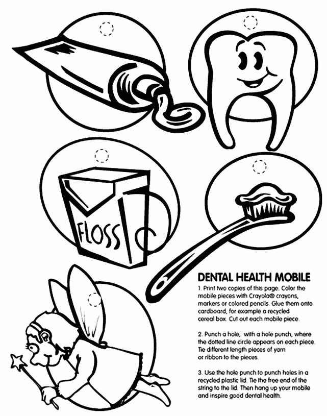 Free Dental Coloring Pages Coloring Home