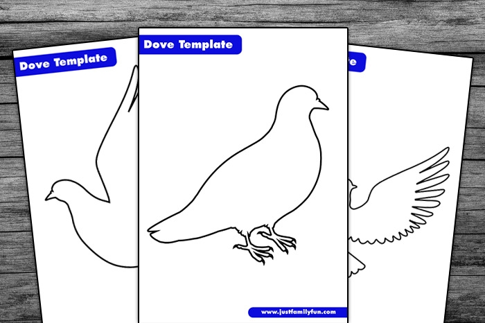 dove printable template