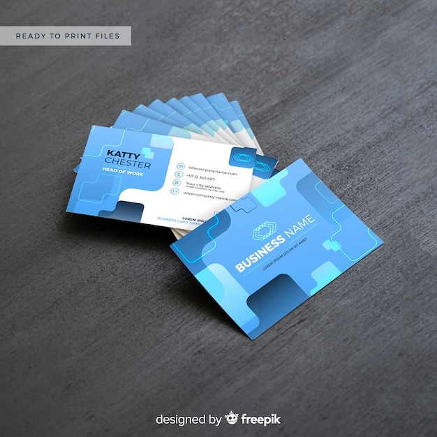 Free Downloadable Business Card Template Garbooster