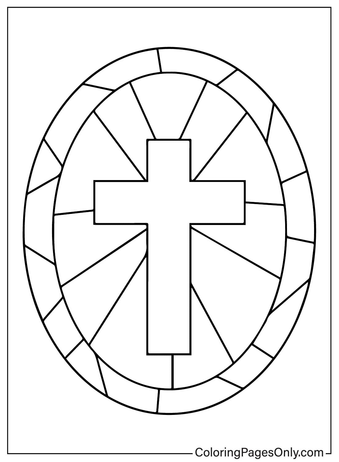 Free Easter Cross Coloring Page Free Printable Coloring Pages