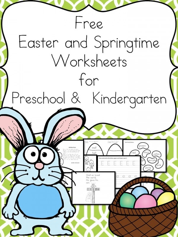 Free Easter Springtime Worksheets For Beginning Readers The 