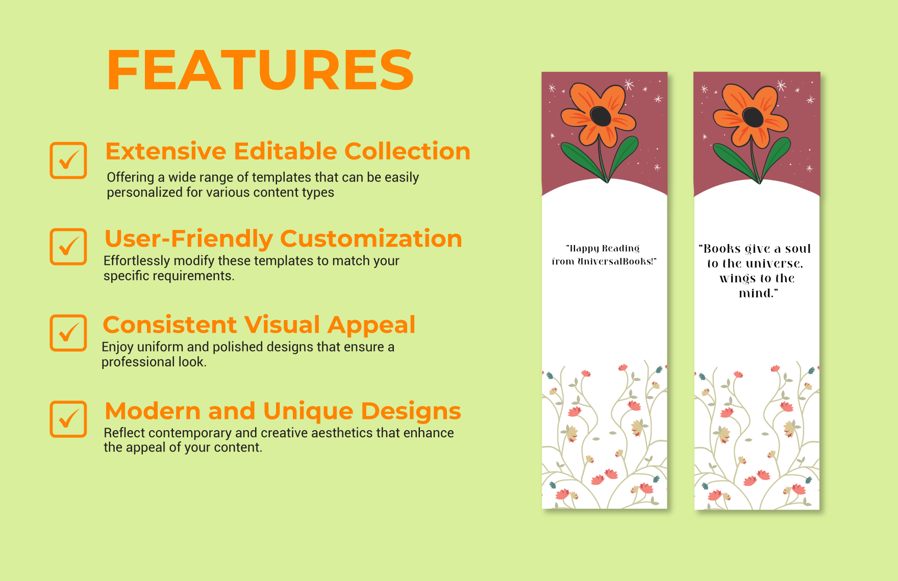 Free Editable Bookmark Template Download In Word Template