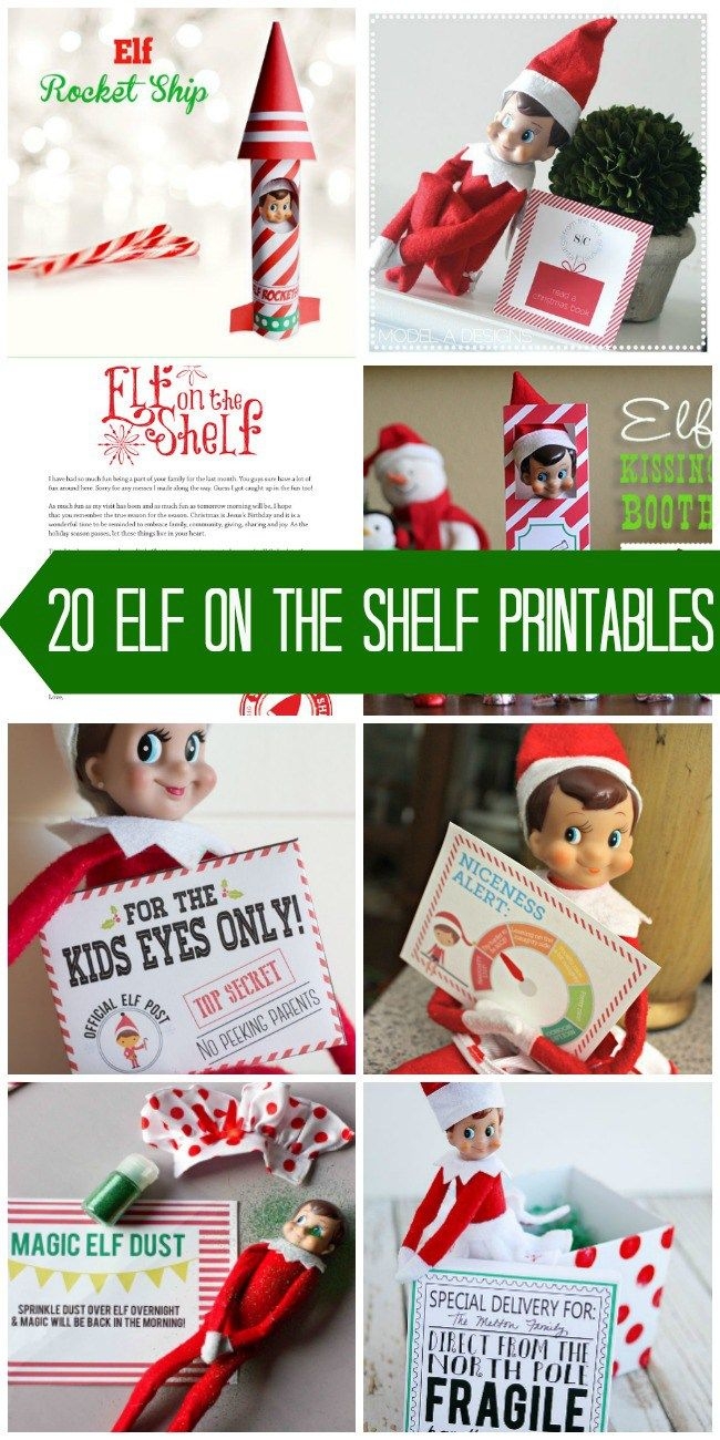 Free Elf On The Shelf Templates The Elf s Name At The Bottom