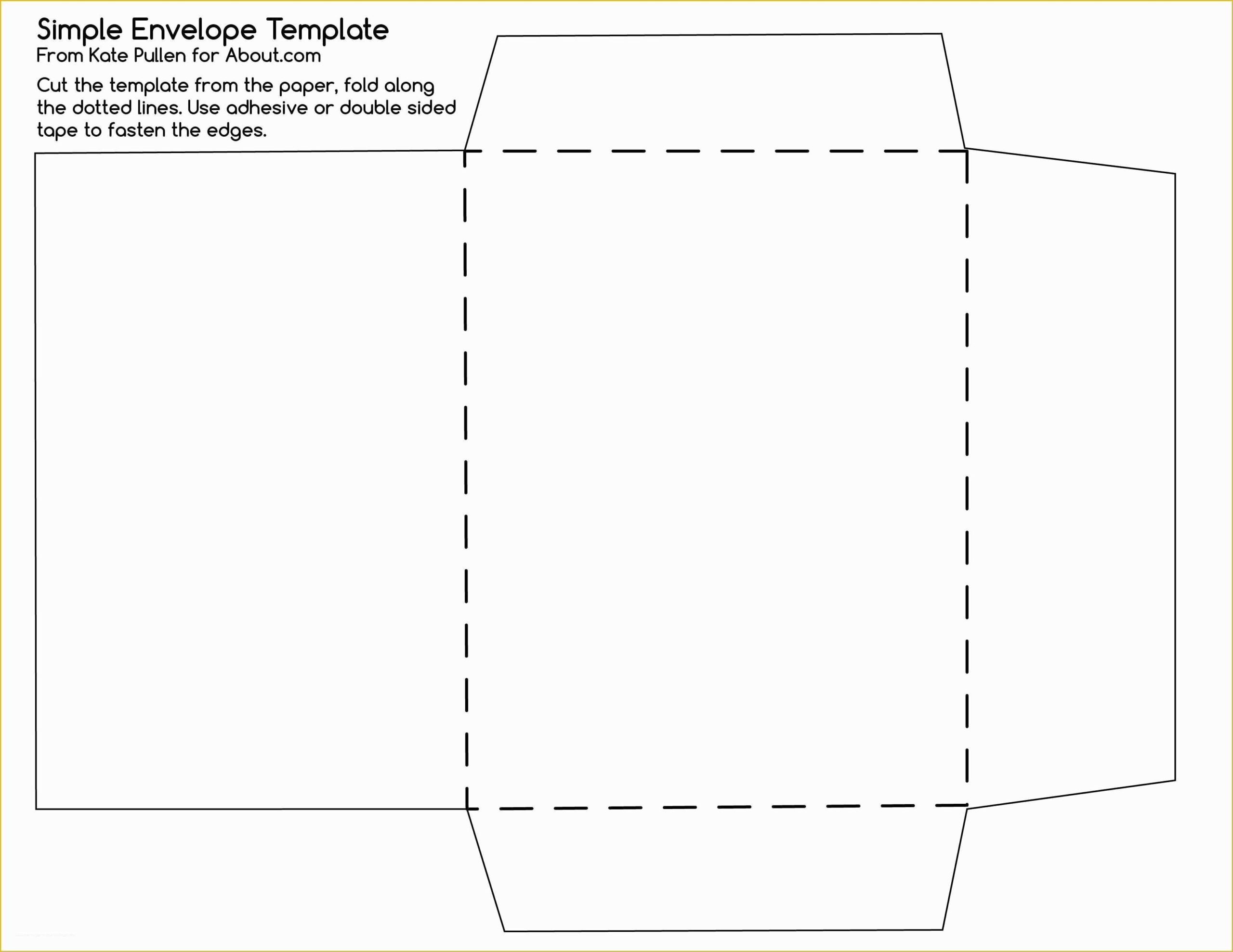 free envelope printing template