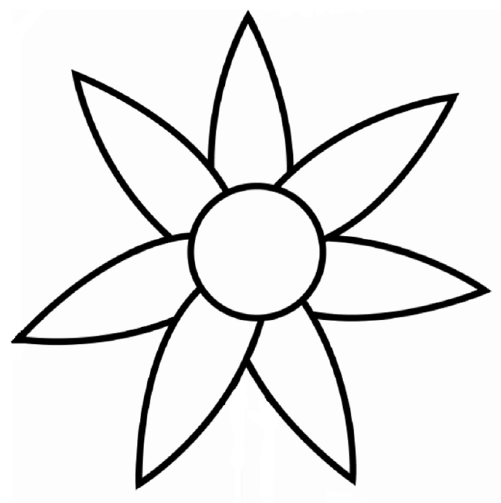 Free Flower Petal Outline Download Free Flower Petal Outline Png 