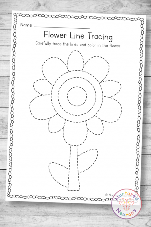flower worksheets for preschool