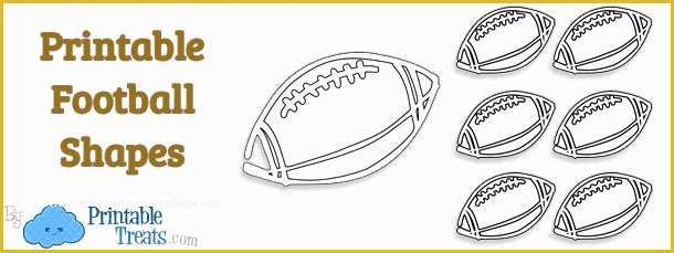 Free Football Program Templates Of Free Printable Football Shapes 