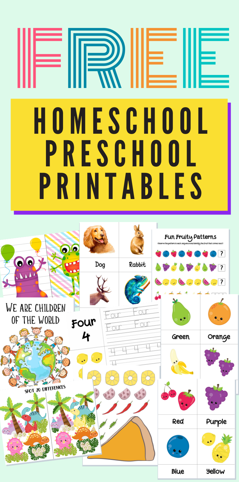 free homeschool printable worksheets