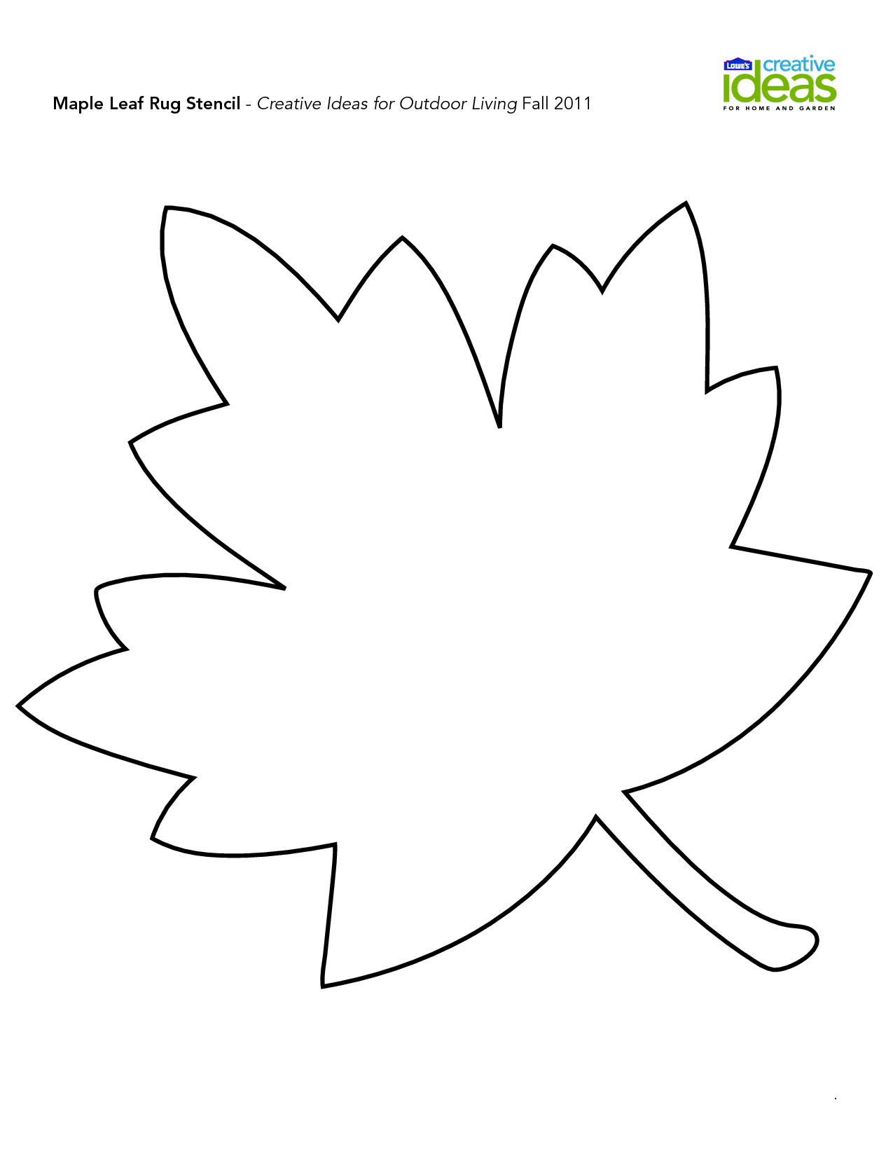 Free Leaf Template Downloads