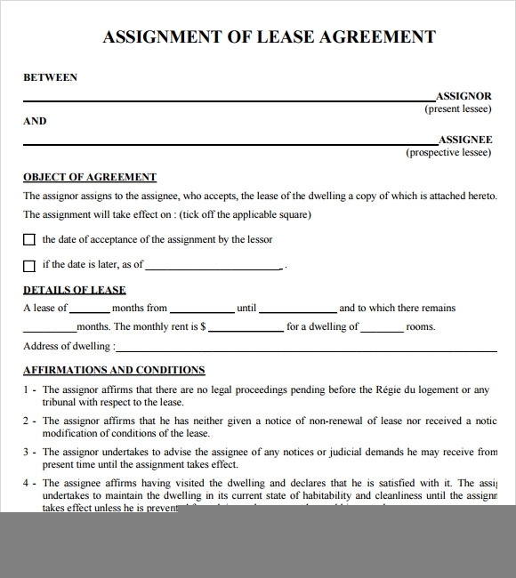 FREE Lease Agreement Template Printable Printable Lease Agreement