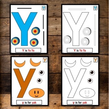 letter y crafts for preschoolers printable