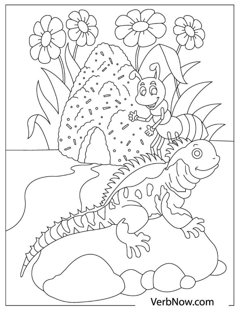 Free LIZARDS Coloring Pages For Download Printable PDF VerbNow