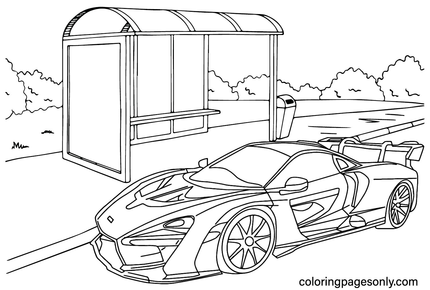 Free McLaren Coloring Page Free Printable Coloring Pages