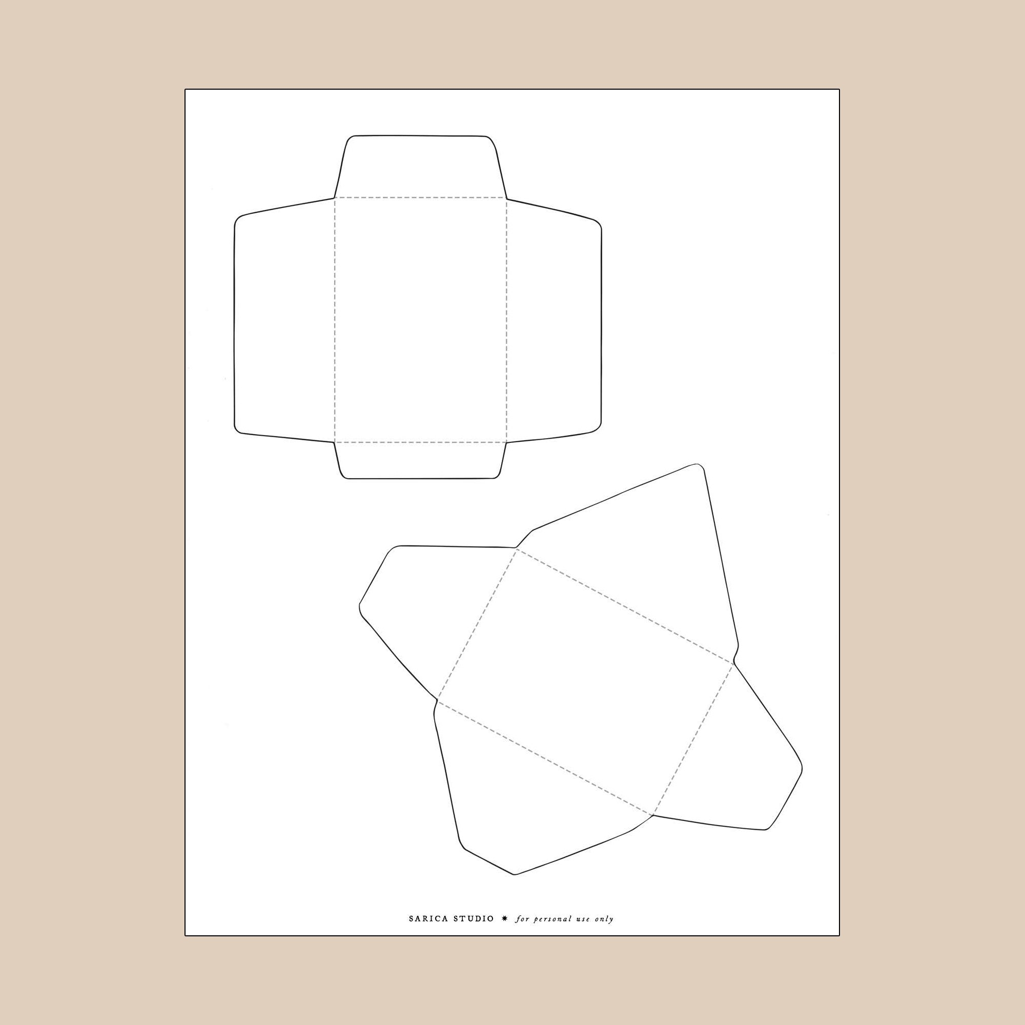 free printable small envelope template