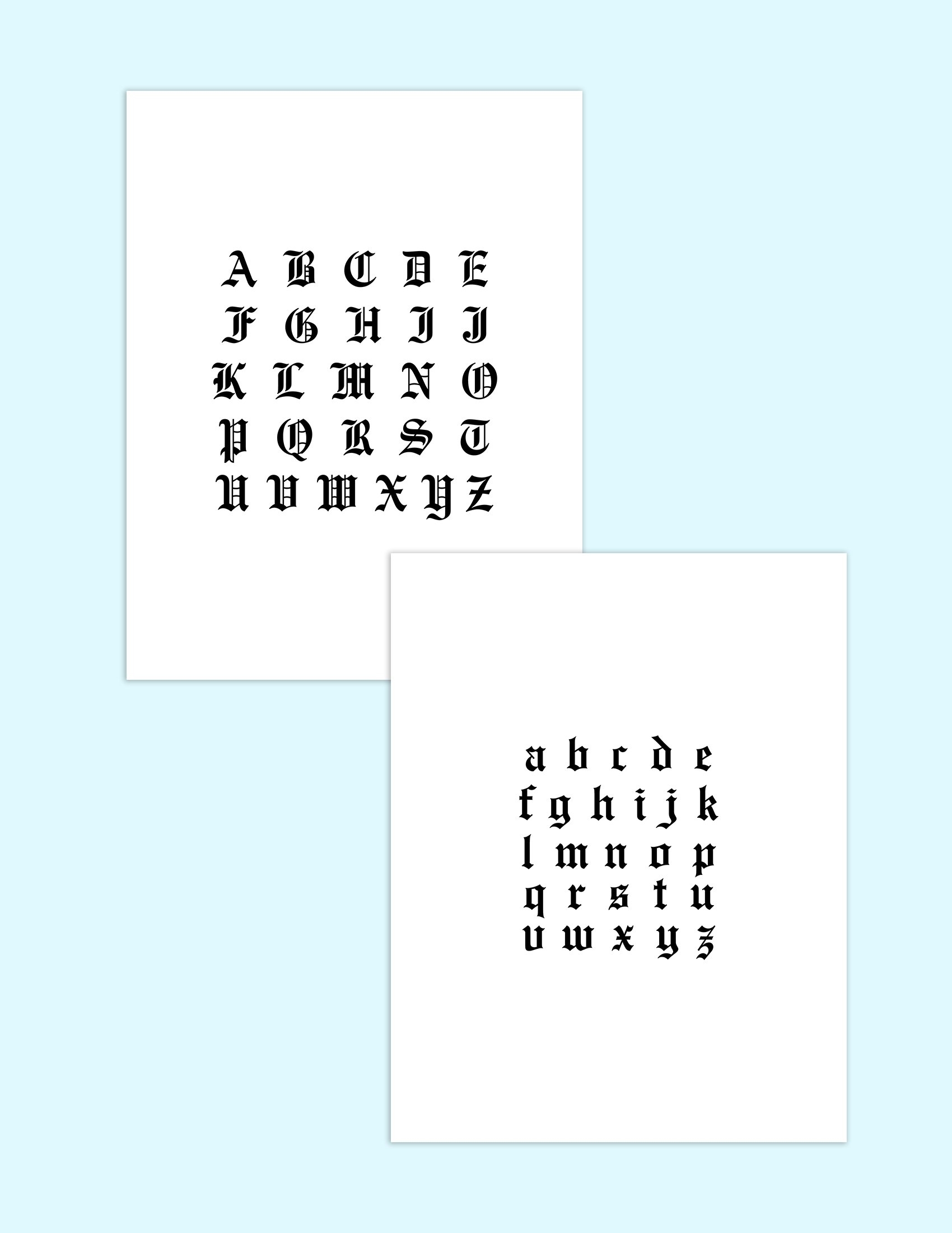 calligraphy worksheets alphabet