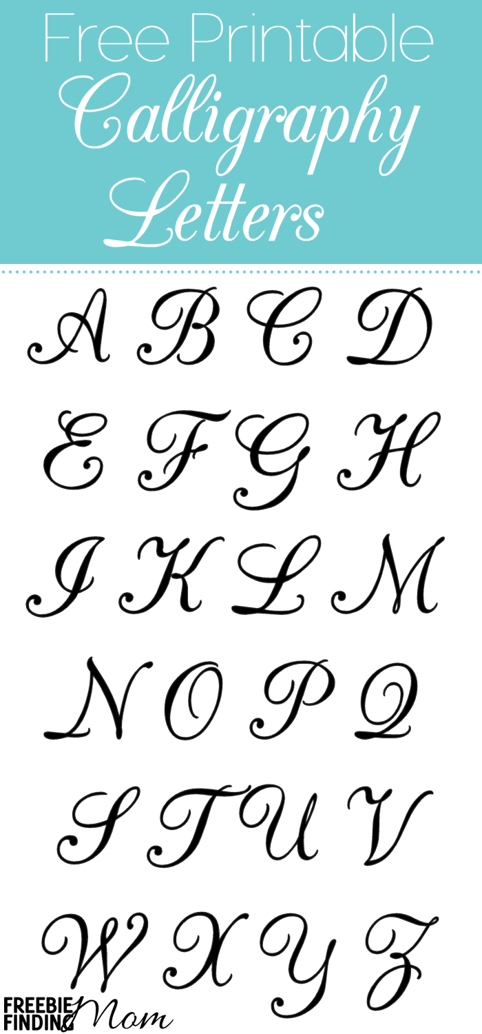 Free Old English Calligraphy Alphabet Printable Download Free Old 