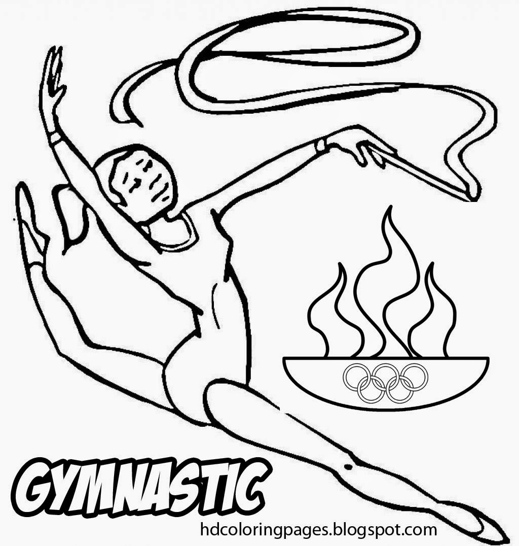 olympic coloring pages free