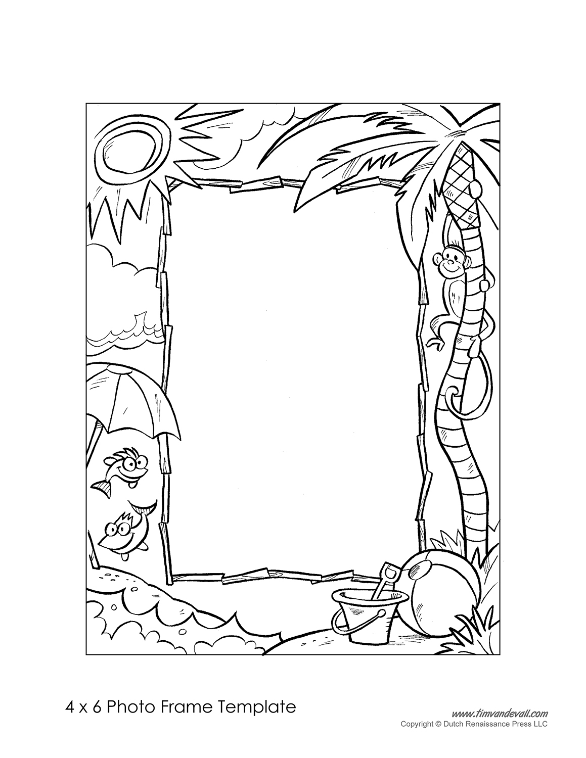 Free Photo Frame Template Tim 39 s Printables