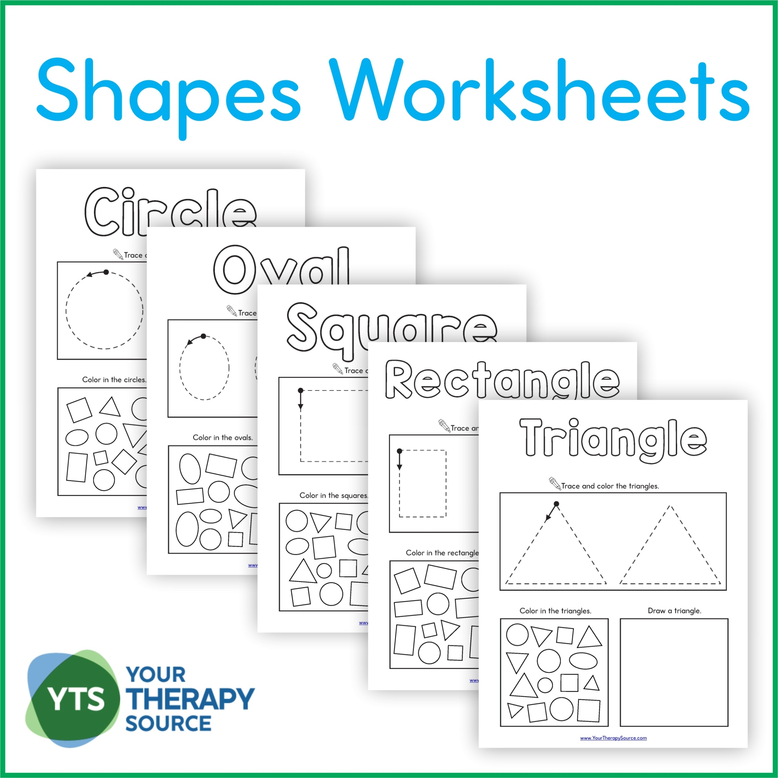 Free Preschool Color Worksheet Shapes Download Free Preschool Color 