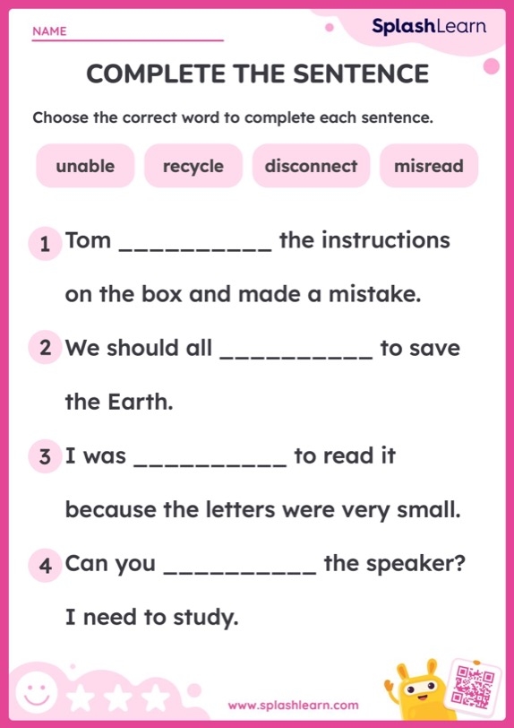 ela worksheets for 2nd grade
