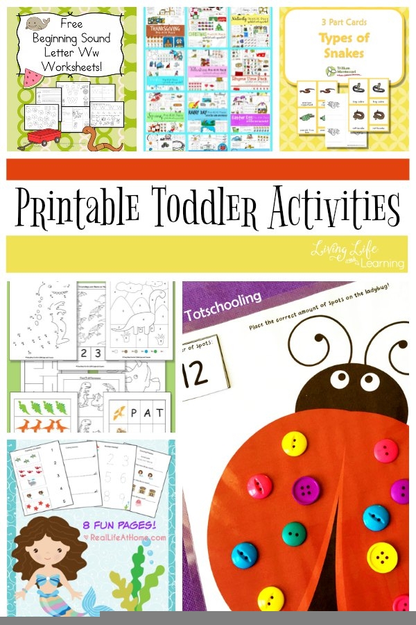 free printable matching activities for toddlers