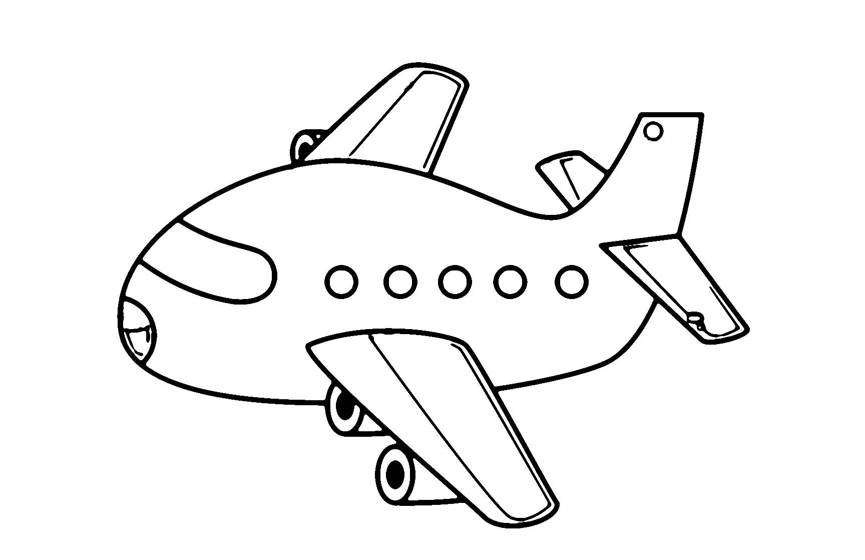 airplane coloring pages free printable