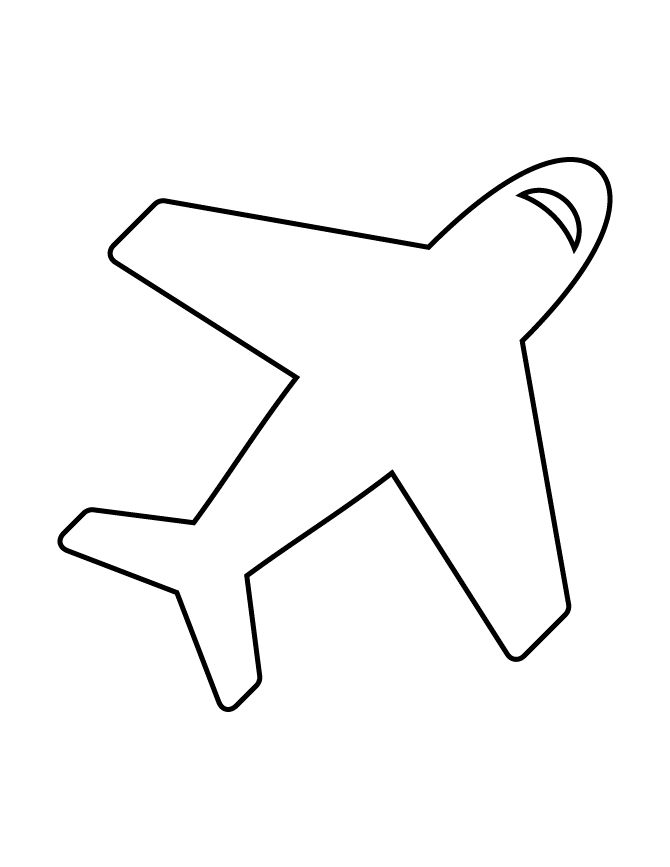 Free Printable Airplane Cutouts Printable Word Searches