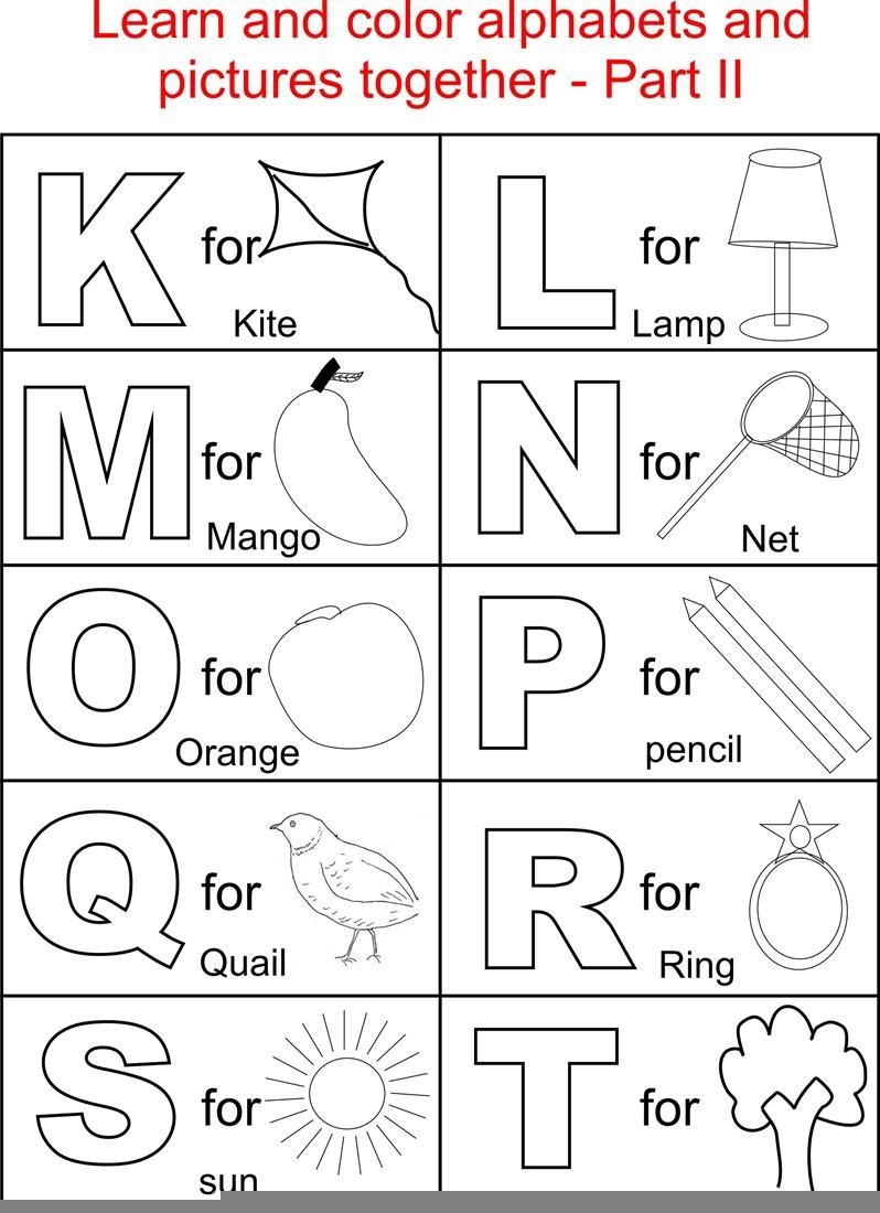 Free Printable Alphabet Coloring Pages Free Printable